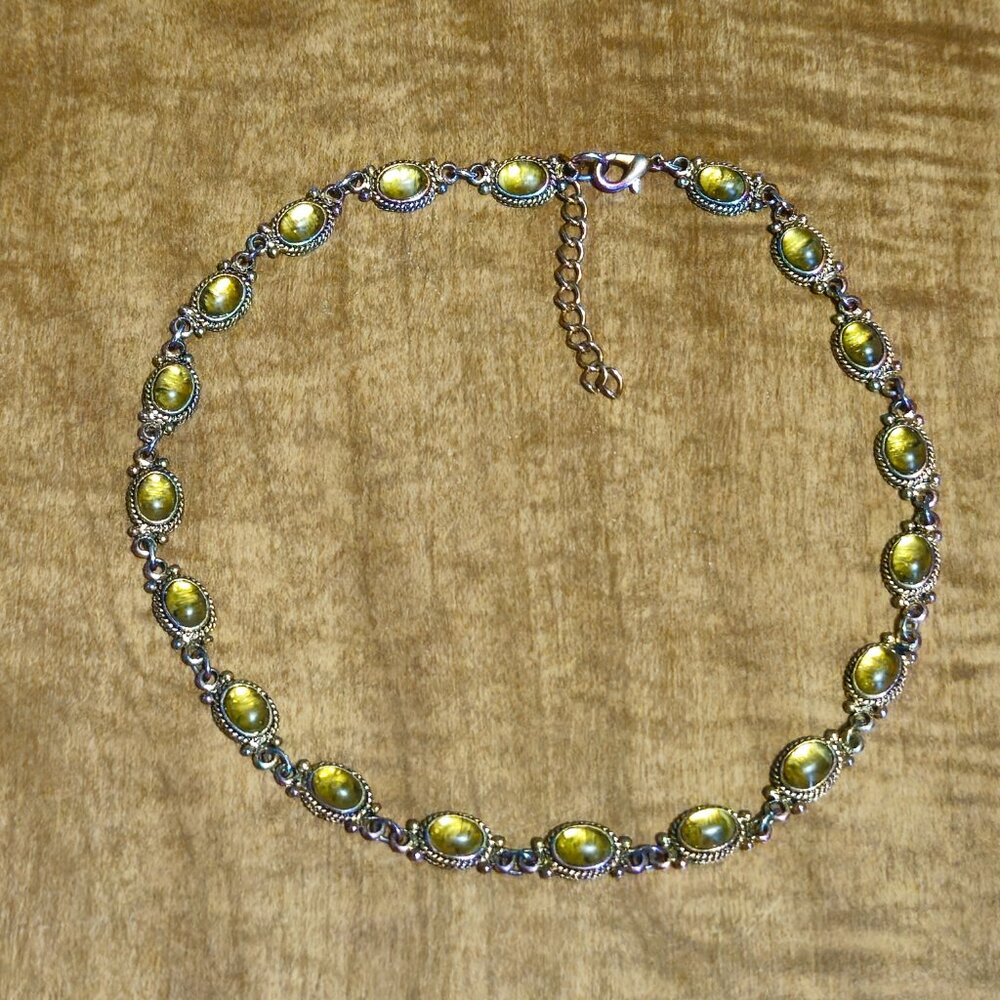 Rainbow Metal Choker Necklace #63